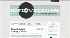 Desktop Screenshot of hifiweddings.com